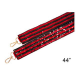 Game Day Bag Strap - Red/Black