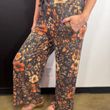 Fall Floral Pants