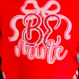 Red Be Mine Pullover Sweatshirt