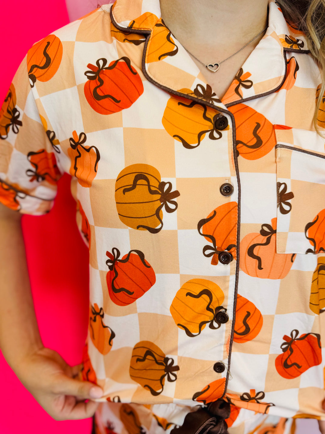 Harvest Hues Ruffle Pajama Set