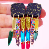 Gemma Acrylic Dangle Earring