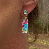 Paisley Stick Baby Dangle Earrings