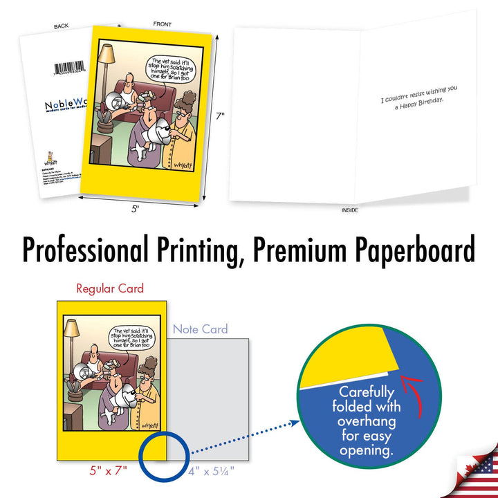 Stop Scratching Birthday Card