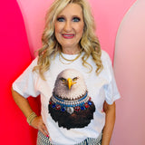 Jewel Collared Eagle Tee