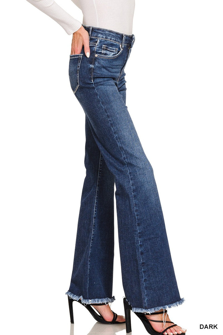 Zenana High Rise Bell Bottom Jeans