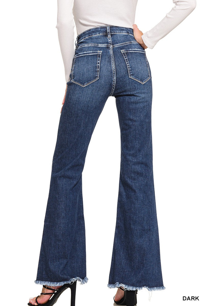 Zenana High Rise Bell Bottom Jeans
