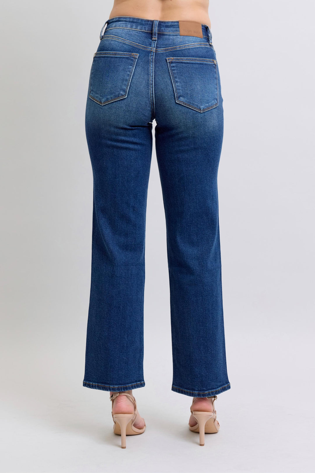 Judy Blue Side Seam Detail Straight Jeans
