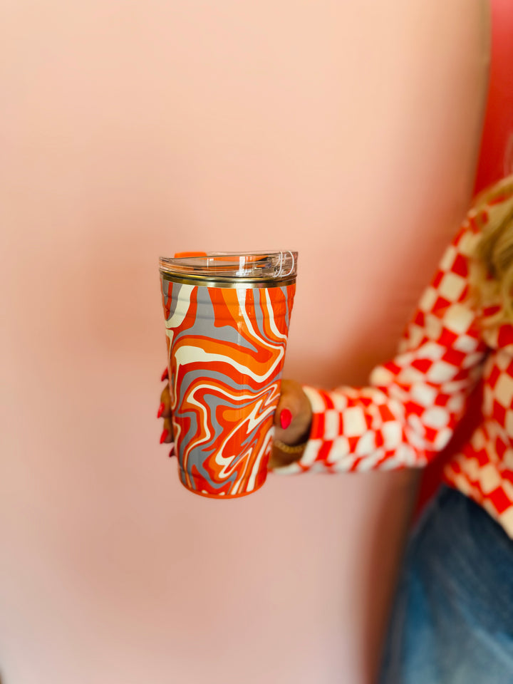 Swig Fan Zone Orange Party Cup 24oz