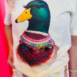 Jewel Collared Mallard Duck Tee