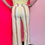 Sand Multi Stripe Pants
