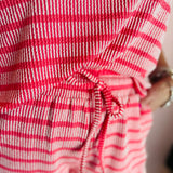 Red Striped Comfort Set