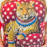 Leopard Star Chair Blingy Cream Tee