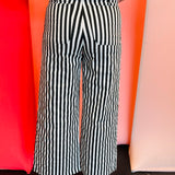 Black & White Striped Pants