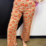 Pumpkin Printed Pants