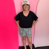 Too Pretty To Work This Hard Zebra Hat