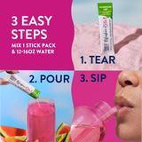 Skinny Mixes SF Watermelon Lime Refresher Sticks