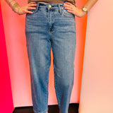 Judy Blue Rigid Magic Panel Barrel Jeans