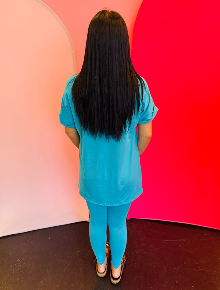Ice Blue Loungewear Set
