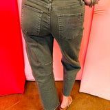 Zenana Olive Barrel Pants