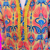 Toffee Boho Print Dress
