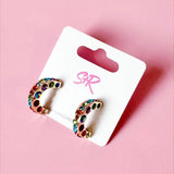 Rainbow Rhinestone Hoop
