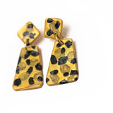 Gold & Black Double Dangles