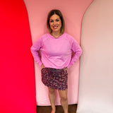 Berry Paisley Skort