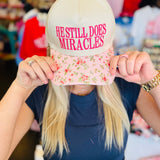 He Still Does Miracles Floral Cap