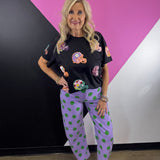 Football Helmet Sequin Top