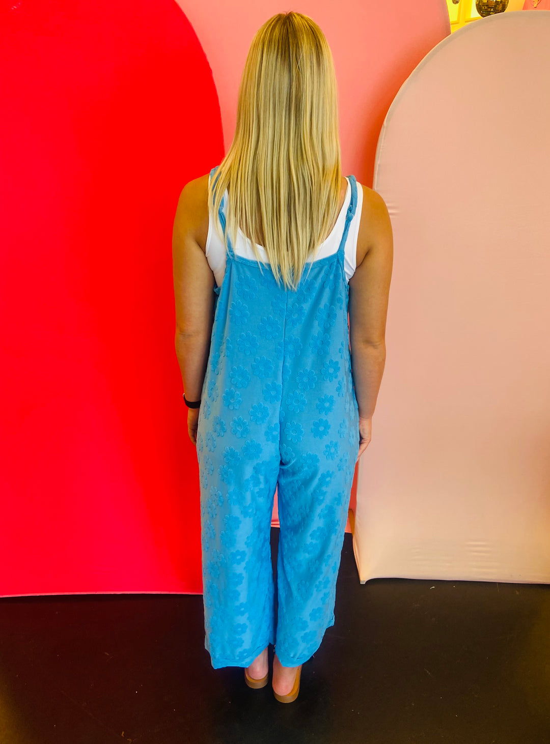 Blue Daisy Karli Overalls