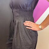 Black Wide Leg Romper