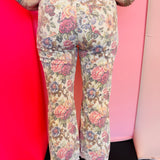 Vintage Floral Jeans