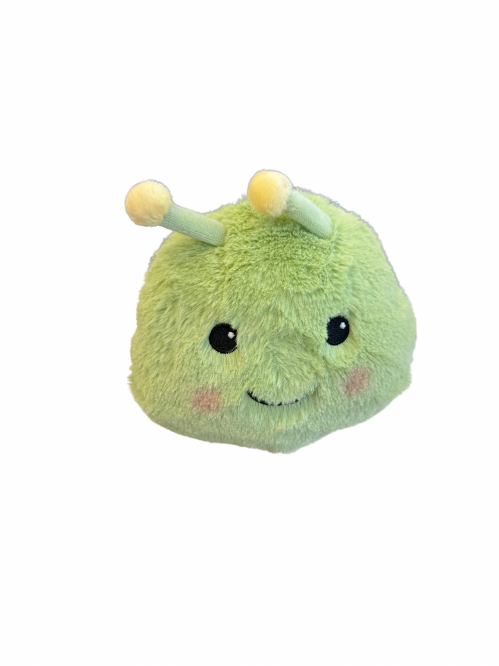 Colorful Caterpillar Warmies® plush, microwavable and lavender-scented, weighted for comfort, safe for all ages.