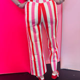 Pink Multi Stripe Pants