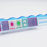 Crystal Confetti Purple Mahjong Tiles
