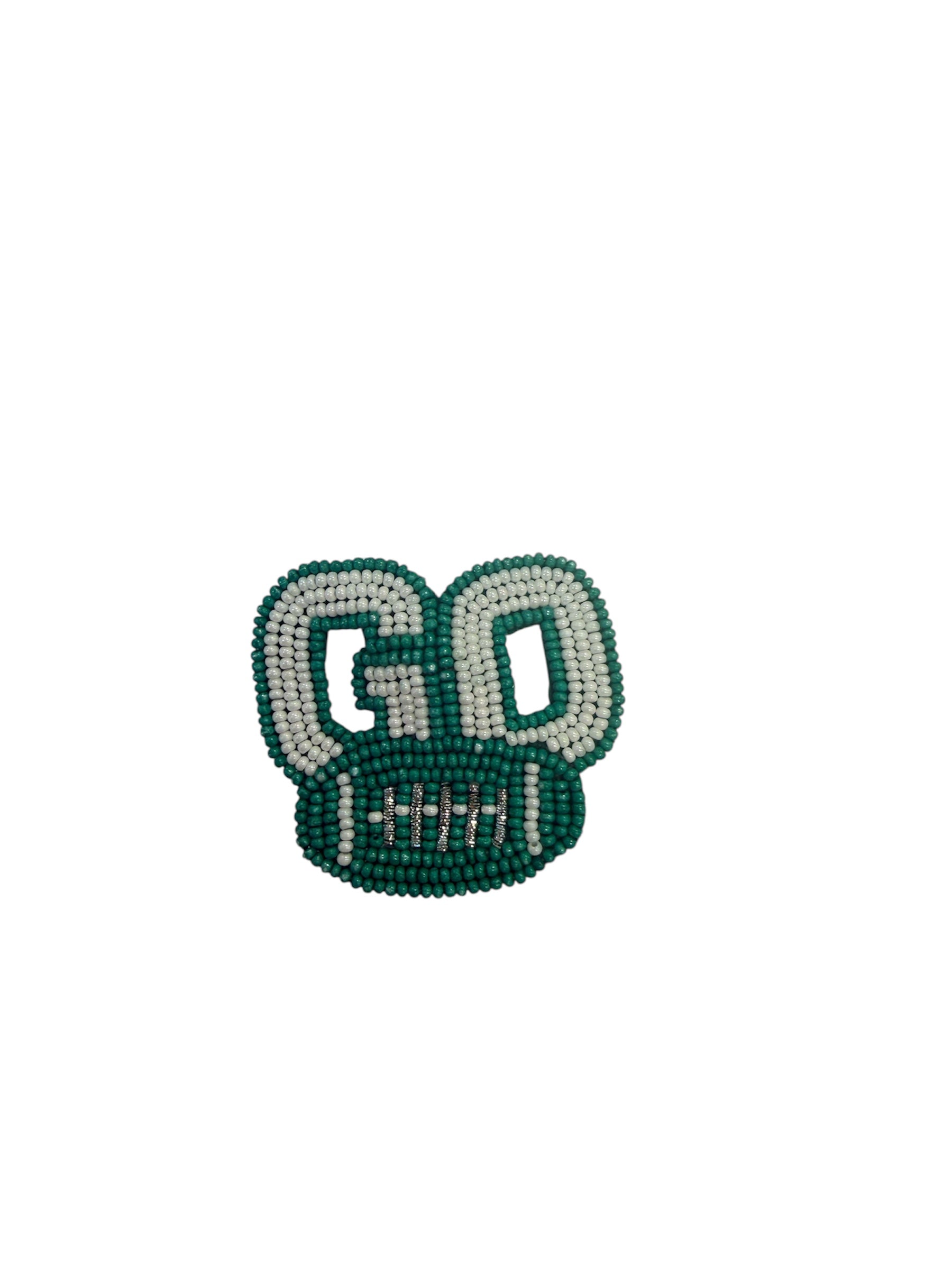 Go Football Beaded Pins