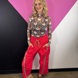 Keigan Santa Safari Chic Mesh Top