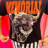 Memorial Mavericks Blingy Collared Tee