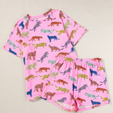 Pink Cheetah Pajama Set