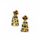 Gold & Black Double Dangles