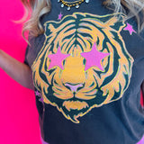 Tiger Pink Star Mascot Tee
