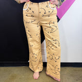 Poppy & Pine Football Tan Denim