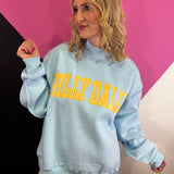 Dilly Dally Reversible Mockneck Sweatshirt