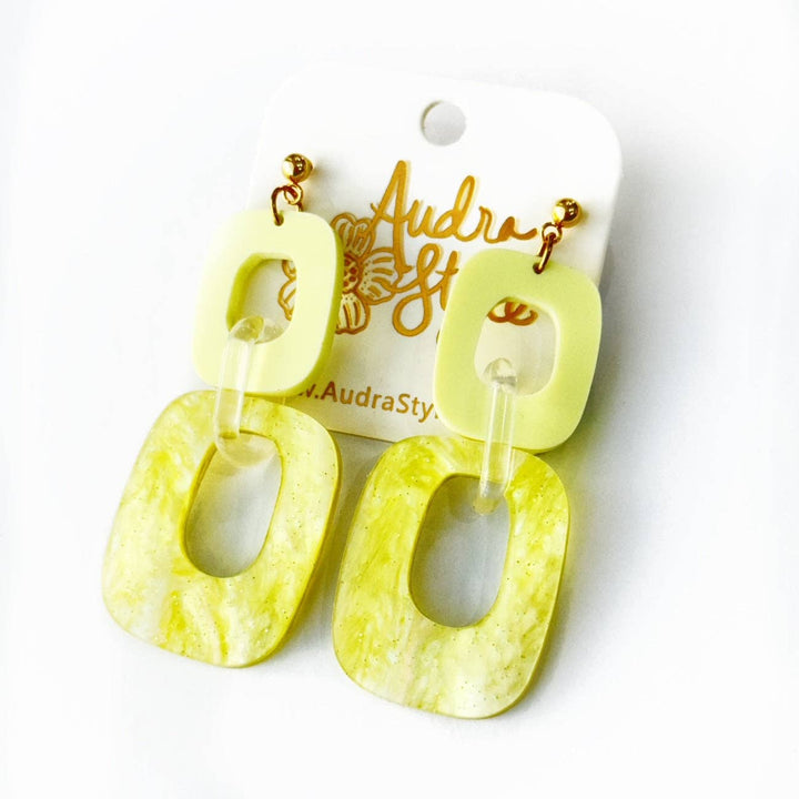 Lola Lemon Yellow Earrings