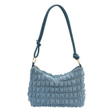 Puffy Titanium Shoulder Bag