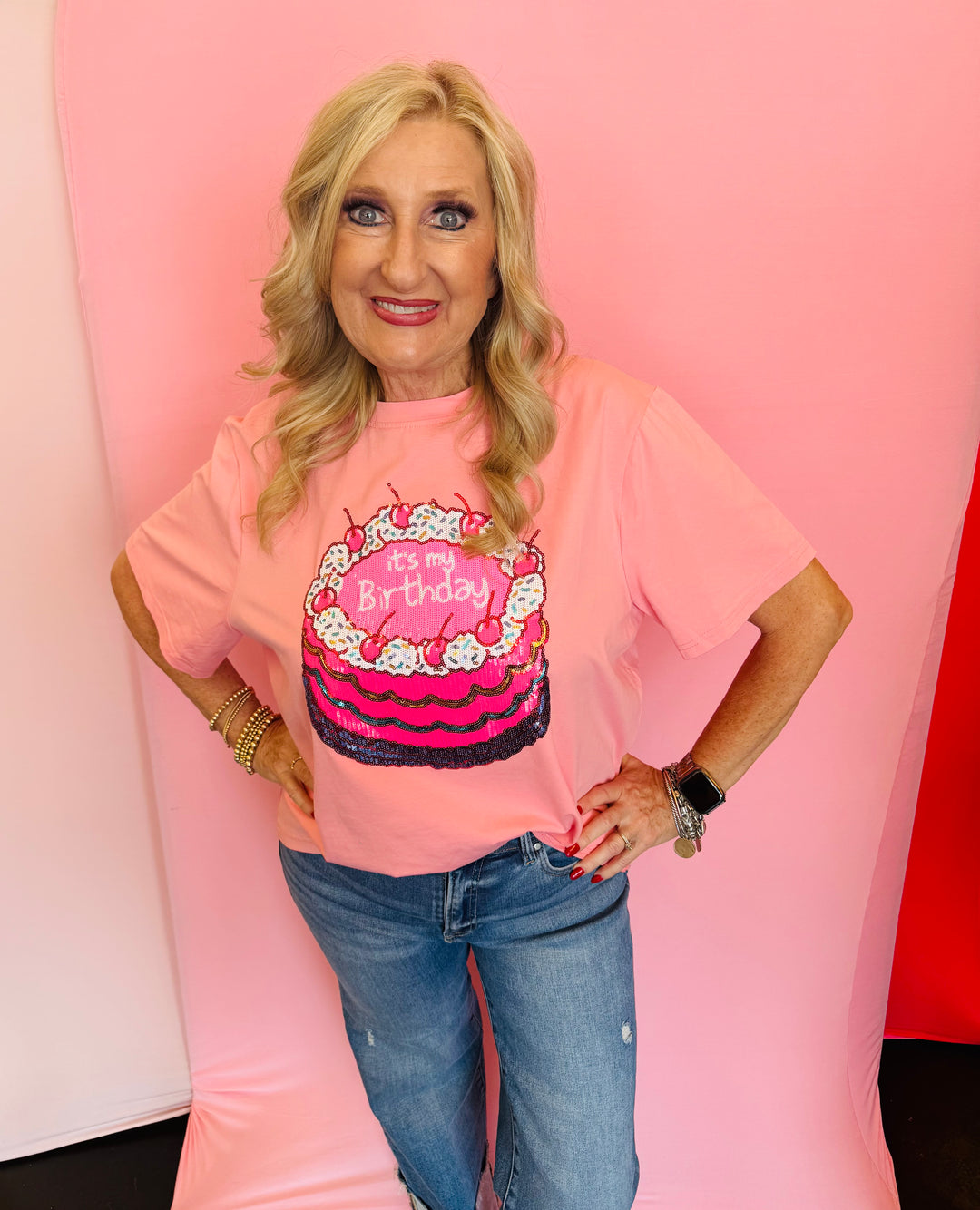 It's My Birthday Pink Tee