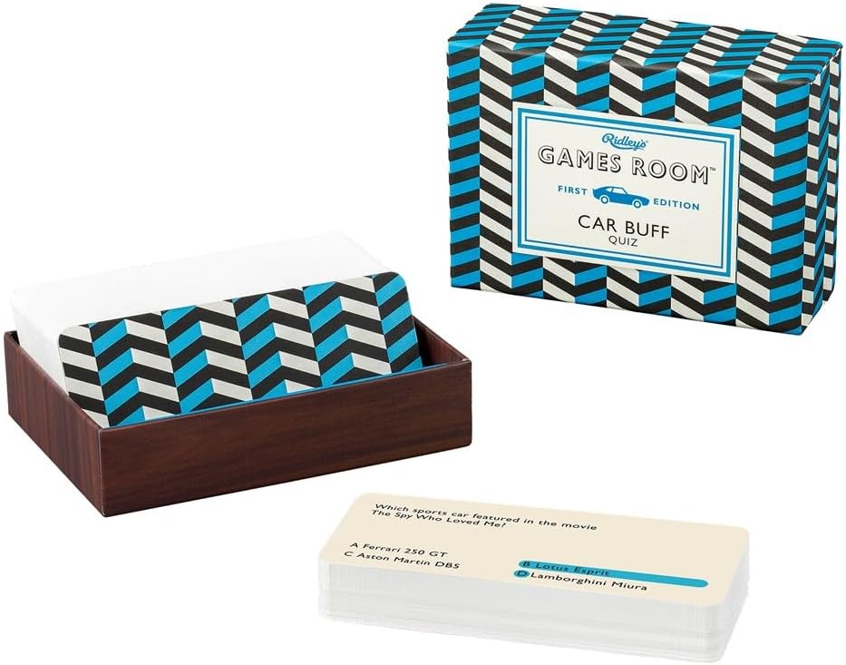 Car Buff Trivia Cards