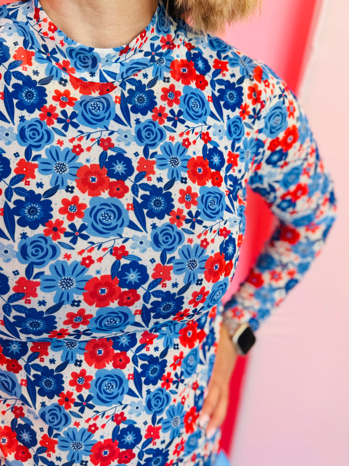 American Dreamin Mesh Top