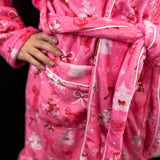 Legacy Lounge Robe Pretty Pink Christmas