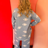 Football Print Top